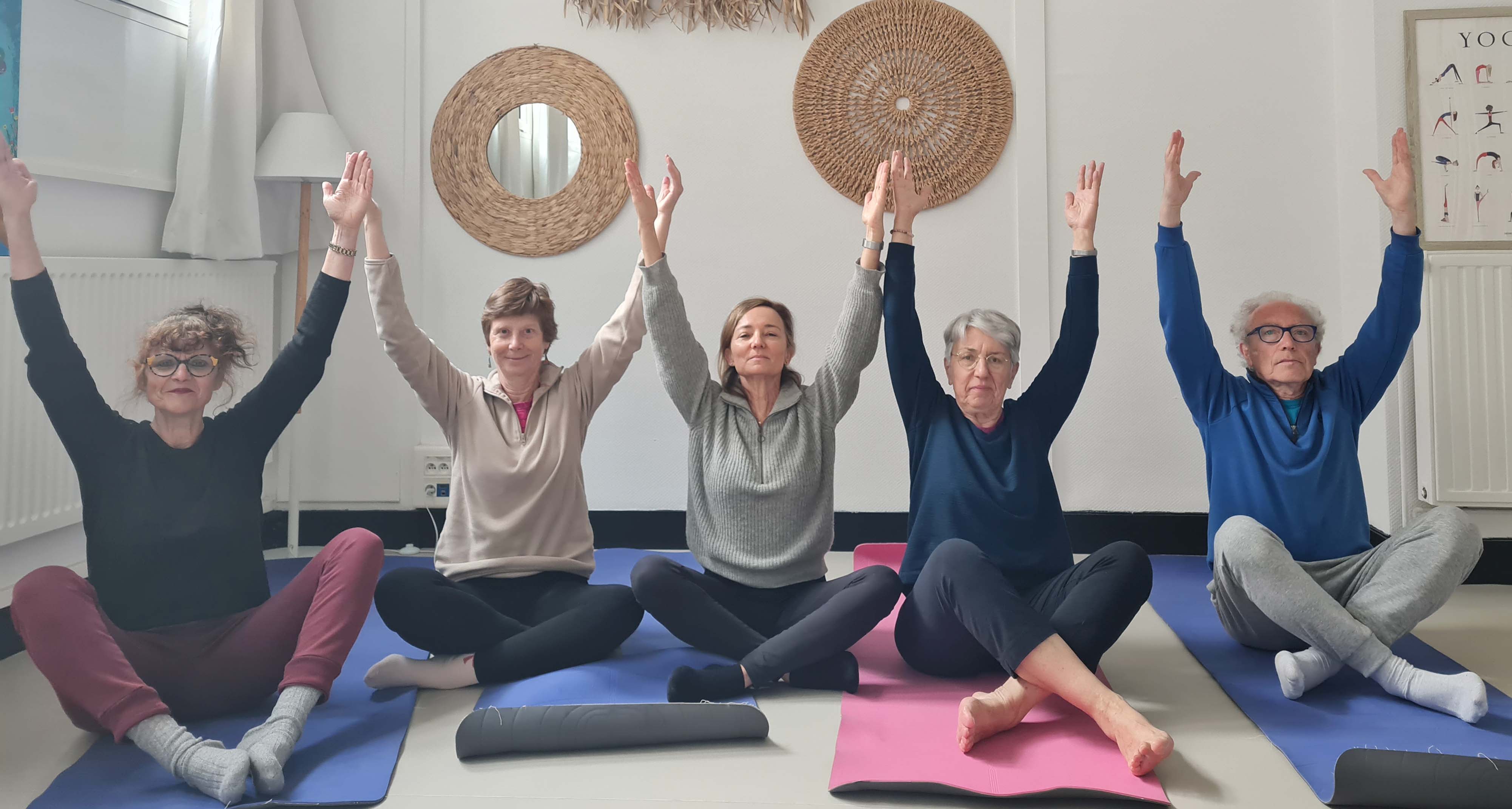 Séance de yoga à destination des aidants des participants de Fraternative